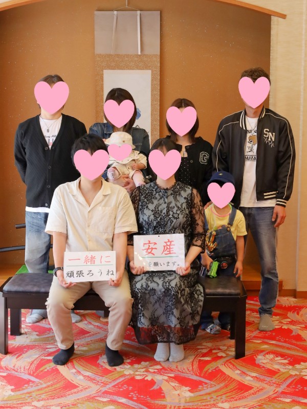 安産祈願の夫婦あわび料理